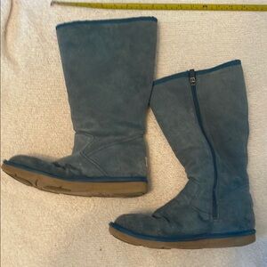 UGG Blue Winter Boots Suede Comfort